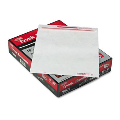 Quality Park Products Quality Park Advantage FlapStik Tyvek Mailer, Side Seam, 10 x 13, White, 100Box Sold As 1 Box Moisture and rip resistant. Tamper Indicating Panel (TIP). FlapStik