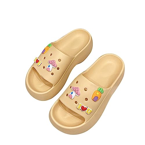 Chaussons pour hommes et femmes avec semelle souple jaune pour soulager les pieds fatigués