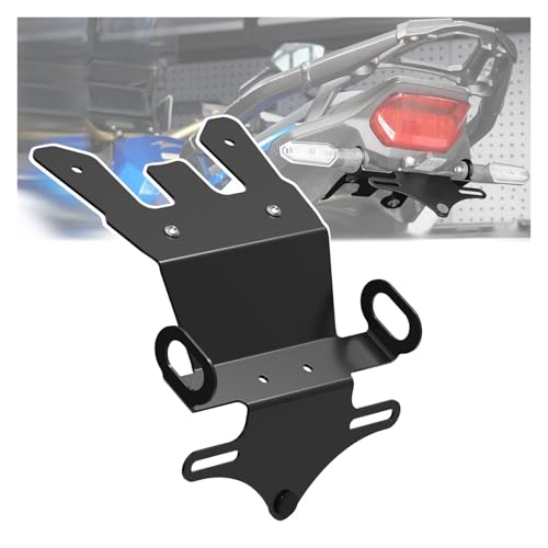 Plaque immatriculation cassée ? Support arrière avec lampe CRF1100L - 2