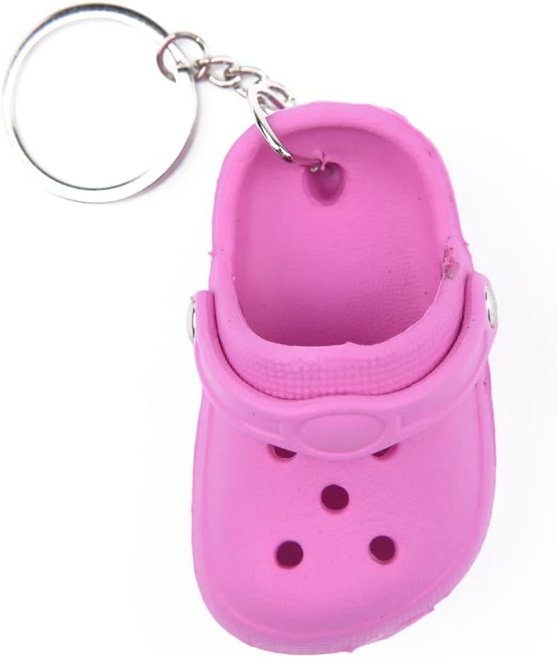 CEMMY XUWomen Cute Shoes Style Keychain - Kids Girls Boys Lovely Key Buckle for Birthday Gifts, Pink, M