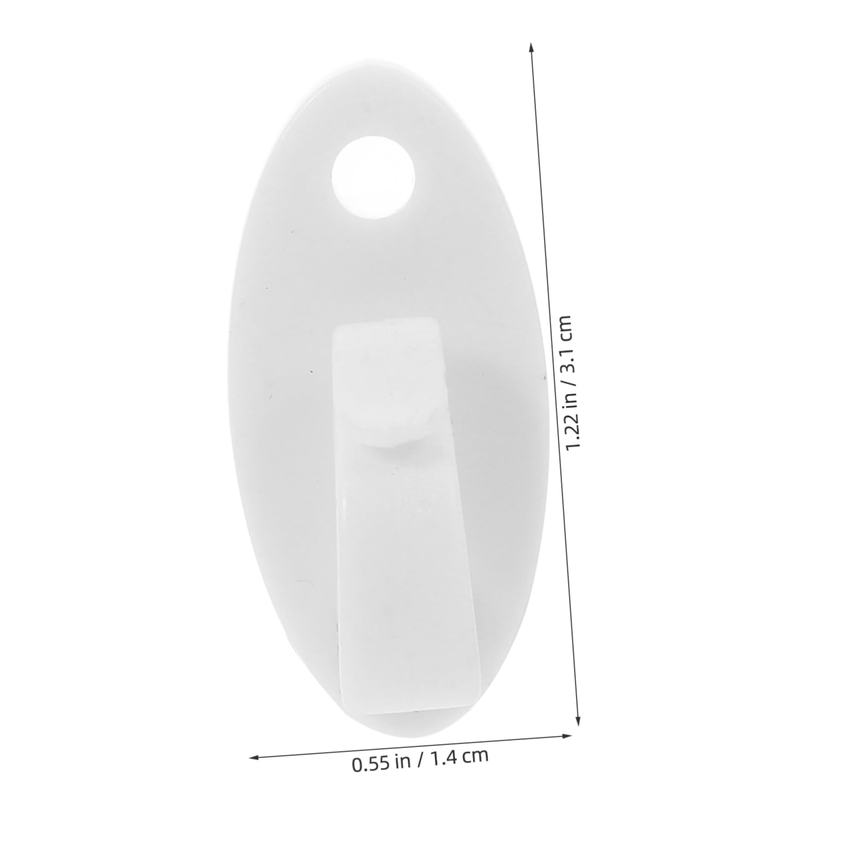 Gogogmee 12pcs Light Hanger Hooks Plastic String Light Mounting Clips for Outdoor Use Secure Hanging Hooks for Plants and Lanterns Minimalist Design for Aesthetic Appeal