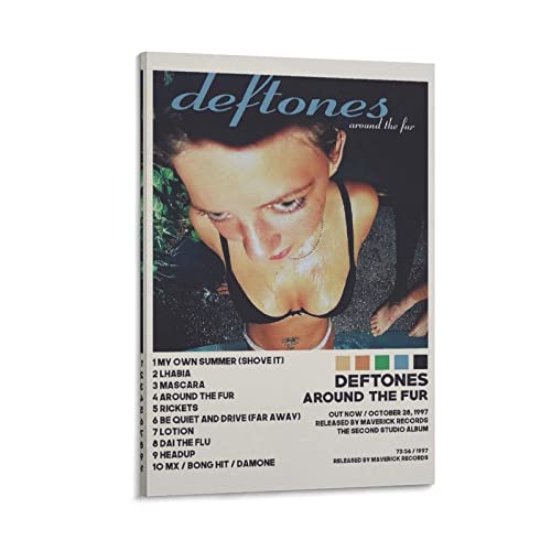 Poster Deftones Around The Fur 50x70 tableau toile art mural rock ado