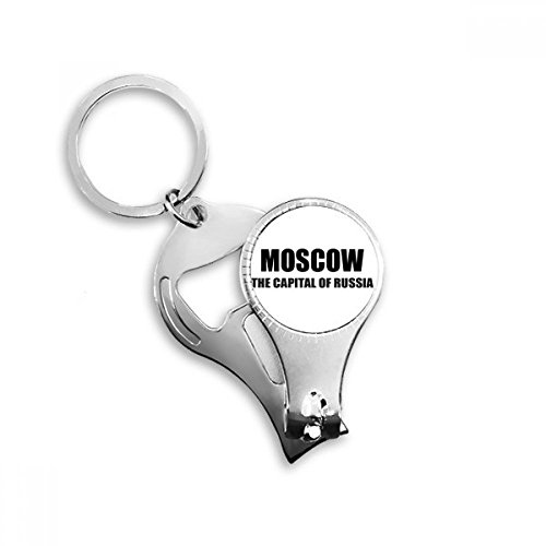 Porte-clés Moscou avec décapsuleur et coupe-ongles multifonction - 2