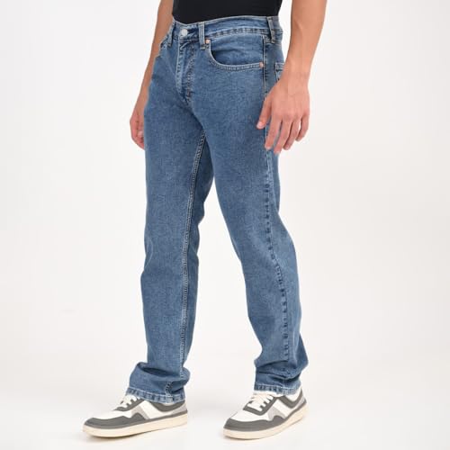 Image of Levi's Men's 505 Straight Fit Mid Rise Jeans