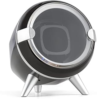 Klarstein Uhrenbeweger, Automatik-Uhrenbeweger für Herren & Damen, Uhrenbeweger für Automatikuhren, Watch Winder mit Holz-Look, 4 TPD & 3 Rotationen, Leiser Uhren-Beweger, Uhrenbeweger für 1 Uhr