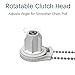 4.5 mm Stainless Steel Bead Chain with Roller Shade Clutch, #10 Ball Chain Replacement Kit, 3 Meters (9.84 ft) Length with 5 Connectors, Rust‑Resistant 304 Stainless, Fits Roller Window Shades