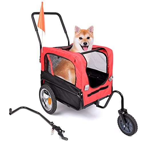 List of Top Ten Best Dog Cart For Bike Top Picks 2023 Reviews