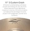 Zildjian 17" Z Custom Crash Cymbal - Z40114 #2