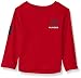 Tommy Hilfiger Big Boys' Long Sleeve Tee, Matt Bullseye Red, Medium