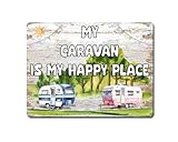 Photo Gallery decalarama targa in metallo con scritta "caravan is my happy place" (lingua italiana non garantita) Photo Gallery decalarama targa in metallo con scritta "caravan is my happy place" (lingua italiana non garantita)