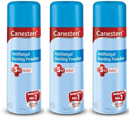 Dusting Antifungal Powder Relief from Skin Irritation Prickly Heat Redness Itching Fungal Infection, 100g (Pack Of 3)
