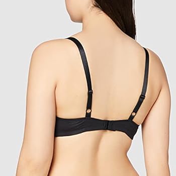 Nur Die Dromenzachte beugelbeha, bijzonder zachte modal-vezels, gevoerde cups voor een natuurlijk push-up-effect, delicate kant voor dames, zwart, 85C Nur Die Dromenzachte beugelbeha, bijzonder zachte modal-vezels, gevoerde cups voor een natuurlijk push-up-effect, delicate kant voor dames, zwart, 85C