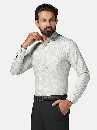 Image of TAHVO Men's Regular Fit Long Sleeves Cotton Formal Shirt