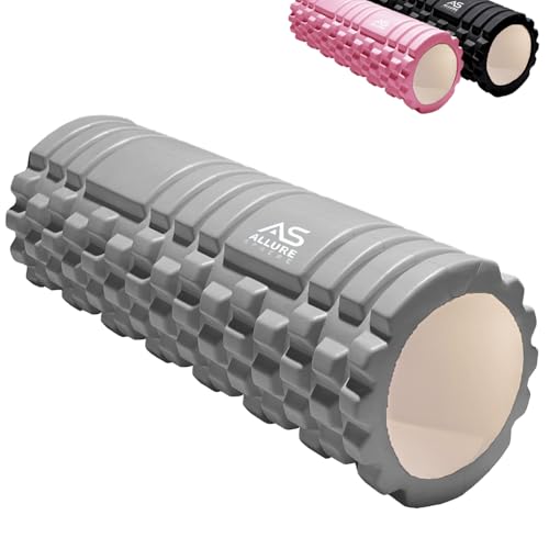 Allure Sphere Foam Roller Portable Grid Roller For Deep Tissue Muscle Massage Trigger Point Therapy Sports Recovery Circulation Increase Ultra Lightweight For Legs Back & Arm