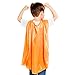 Orange Polyester Satin Superhero Cape - Kids