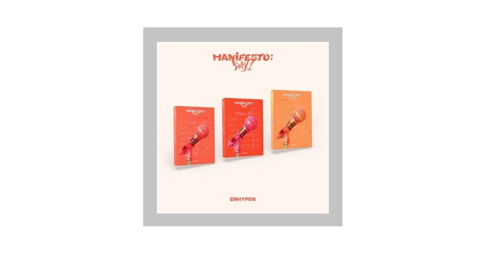Amazon.com: ENHYPEN MANIFESTO : DAY 1 3rd Mini Album Random