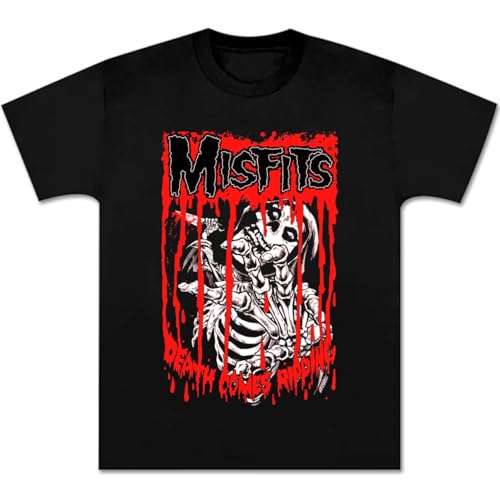 Amazon.com: Misfits Shirt Novelty Rock Band Concert Short Sleeve