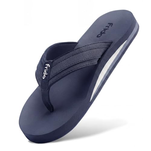 Image of Frido Cloud Comfort Slippers for Women & Men | Available in 2 Options- Arch Support & Without Arch |Orthopedic Soft Home Chappal Unisex Slipper, House Slipper with Anti-Skid Sole for Home Use & Casual