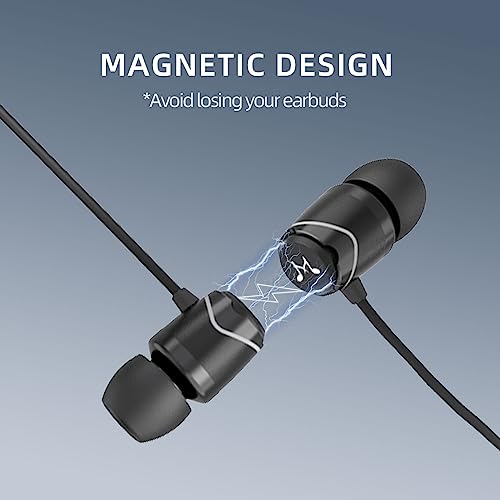Image of Soundmagic E11BT Wireless Bluetooth in Ear Neckband Earphone with Mic (Black)
