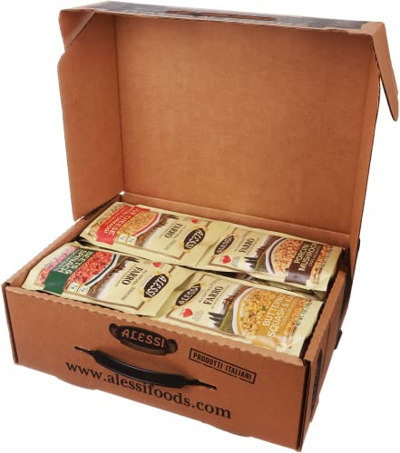 Alessi Taste of Italy Holiday Variety Gift Box, Sampler of Culturally Inspired Soups, Risottos, Farros and Premium Bread Sticks - Thumbnail 2