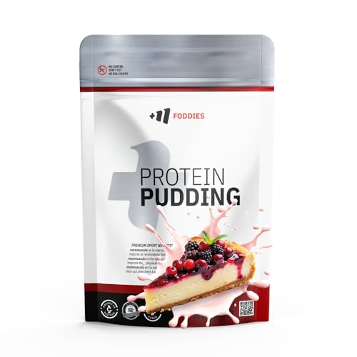 MM Supplements - Pudding Proteico 1Kg - Postre rico en proteína (28g por toma) - 40 tomas - Con Caseína Micellar - Pudin bajo en calorías, grasa y azúcar - Textura Cremosa (Sabor Frambuesa Cheesecake)