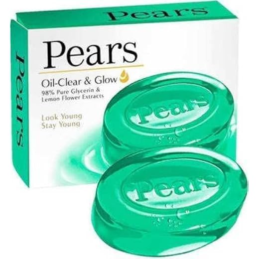 Pears Oil Clear Bar 75g Pack of 6 75 g
