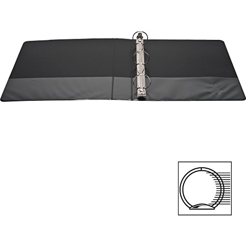 3-Ring Binder, Presentation View Binders - with 20 Top-Loading Poly Clear Sheet Protectors - and Big Tab Insertable Extra Wide Dividers, 8 Multi-Color Tabs - Value Pack (1.5 Inch, Black) - Thumbnail 2