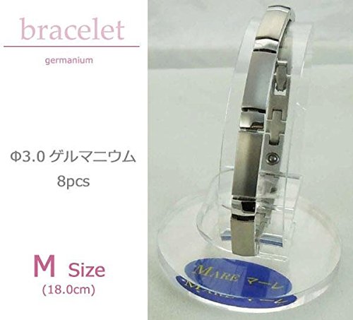 Amazon.co.jp: MARE(マーレ) ゲルマニウムブレスレット PT/IP ミラー 