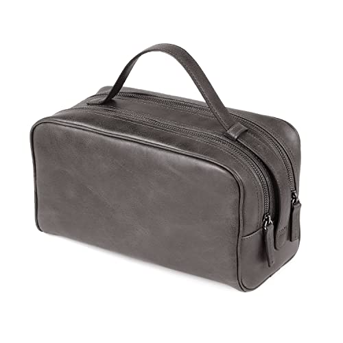Sac de voyage en cuir véritable Londo à deux compartiments pour homme et femme