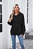 iChunhua Plain Hoodies for Women UK Oversized Fall Fashion for Women 2025 Trendy Thin Hooded Sweatshirt Black 2XL #1