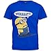 Despicable Me Whaaaa? Mens Royal Blue T-shirt S