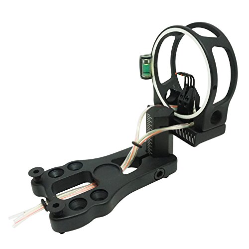 Safari Choice 4-Pin Fiber Optic Bow Sight 0.019" Black
