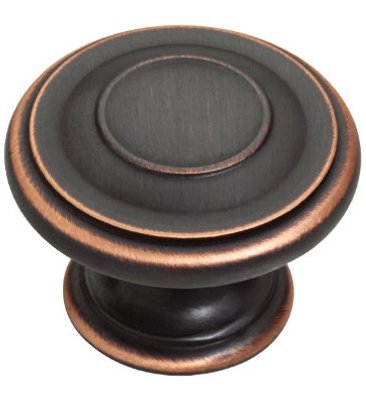 Brainerd Mfg Co/Liberty Hdw P22669C-VBC-U1 Cabinet Knob, Harmon, Bronze & Copper, 1-3/8-In., 10 Pk. - Quantity 44