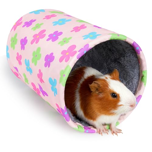 Hedgeink Meerschweinchen Tunnel – Kaninchen Zubehör aus Canvas, Waschbarer Kuscheltunnel für Hamster, Ratten & Frettchen – Faltbarer Spieltunnel & Versteck für Kleintiere Hedgeink Meerschweinchen Tunnel – Kaninchen Zubehör aus Canvas, Waschbarer Kuscheltunnel für Hamster, Ratten & Frettchen – Faltbarer Spieltunnel & Versteck für Kleintiere