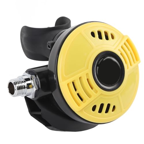 Diving Regulator Multifunctional Food Grade Silicone Mouthpiece Explorer Diving 2nd Stage Regulator (Yellow)