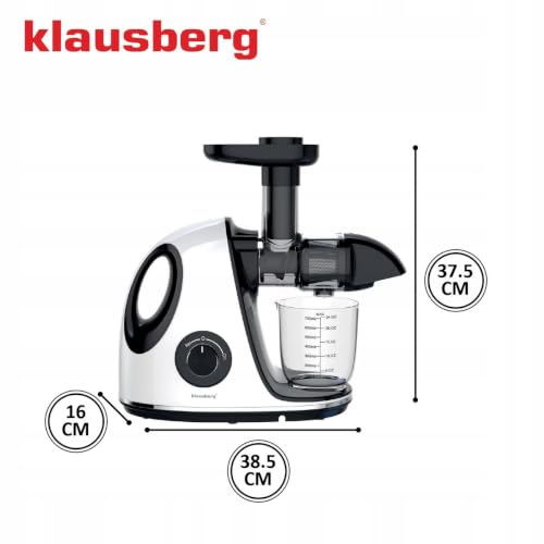 Exprimidor lento Klausberg con acero inoxidable libre de BPA 3