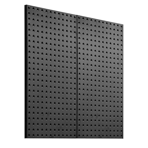 VEVOR Paneles Perforados de Metal de 812,8 x 406,4 x 19 mm 2 Paneles, Organizador de Pared de Acero Resistente, para Sala de Estar, Almacenamiento de Herramientas, Sala de Manualidades, Negro | Ya disponible en tu tienda friki favorita! En mundofriki.es!