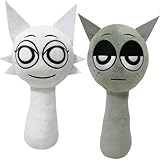TQJOUJOU Sprunki Plush, 10'' Sprunky Wenda and Gray Plushies, Sprunk Soft and Funs Stuffed Toys Dolls for Fans and Friends Birthday