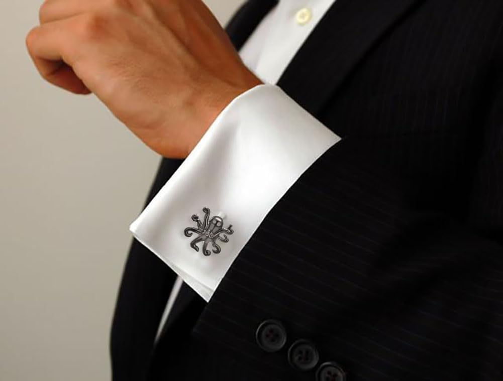 Unique Cufflinks for Men Silver Tuxedo Cufflinks Personalized Wedding Jewelry Accessories Gift