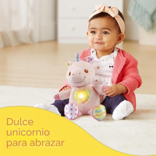 Gato peluche interactivo VTech con canciones y texturas para bebés 4