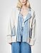 [BLANKNYC] Women's Denim and Knit Button Up Cardigan, Last Call, LG