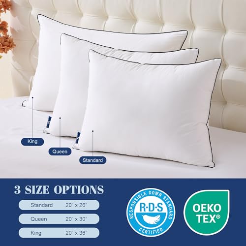 Mosluna Feather Down Pillow Queen thumbnail 6