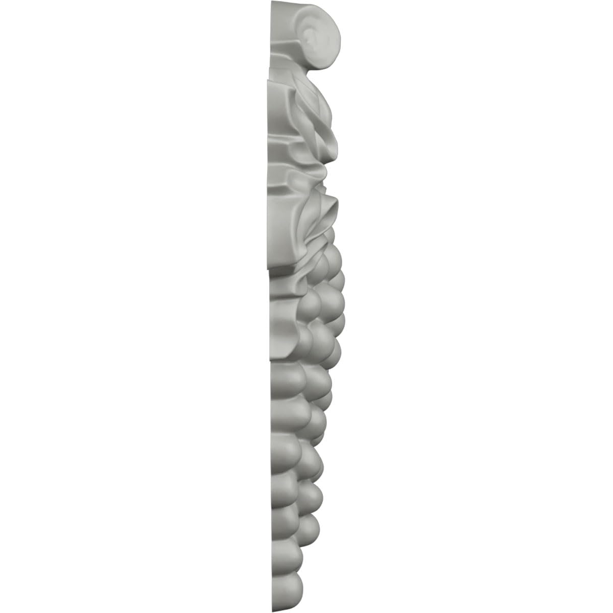 Ekena Millwork 7 1/8" W x 9 1/4" H x 1 1/8" P Small Grape Bunch Center Onlay (Pack of 4)