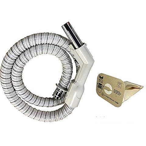 Replacement Hose Designed To Fit Electrolux Hose with Metal Machine End, Includes 24 C Bags Cover