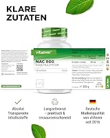 vit4ever NAC - N-Acetyl L-Cystein - 240 Kapseln je 800 mg – Ansicht 6