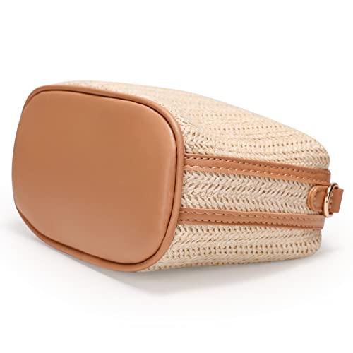 Straw Crossbody Bag for Women Summer Beach Shoulder Purse Small Boho Handbag Travel Phone Bag4