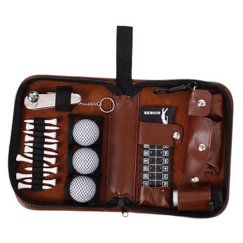 JOINPAYA 1 Set Golf Pouch with Storage Bag Multi Function Golf Tools Set for Training for Easy Carrying and Organization The Course