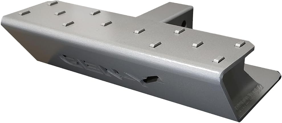 GEN-Y Hitch Skid Plate for 2" Receiver, Aluminum, Clear Coated, Protection for Your Hitch Receiver, Perfect for Off-Road Adventures and Heavy-Duty use