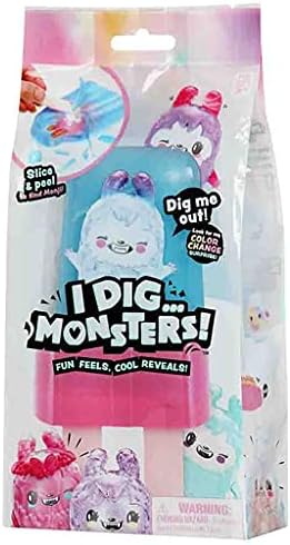 I Dig... Monsters Popsicle Pack - 1pc Collectable ASMR Toy | Fun & Cute Stress Relief Toy - Styles May Vary