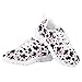 Animepark Cow Pink Graffiti Girls Shoes Athletic Running Fashion Sneakers Little Kid 13 Walking Breathable Fitness Tennis Lightweight Shoes